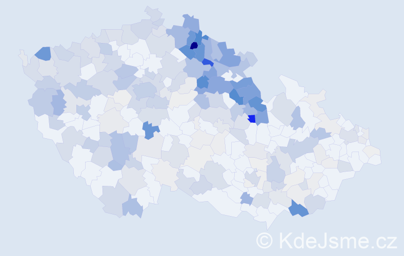 Příjmení: 'Tomeš', počet výskytů 1056 v celé ČR