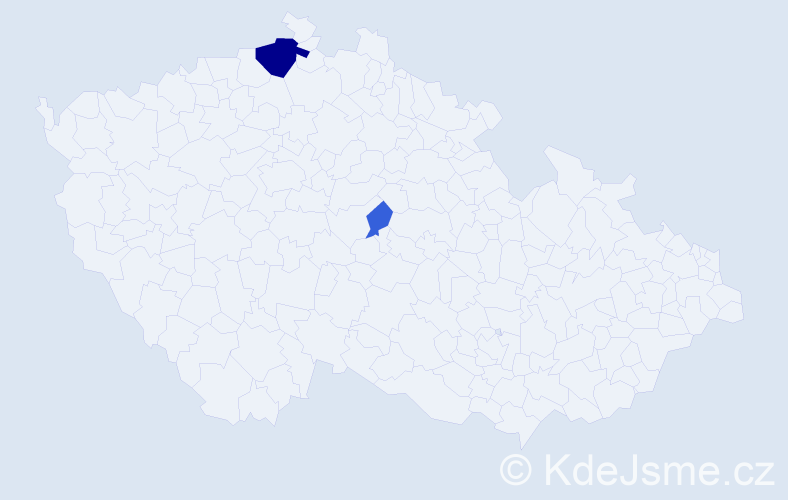 Příjmení: 'Braunštejnová', počet výskytů 6 v celé ČR