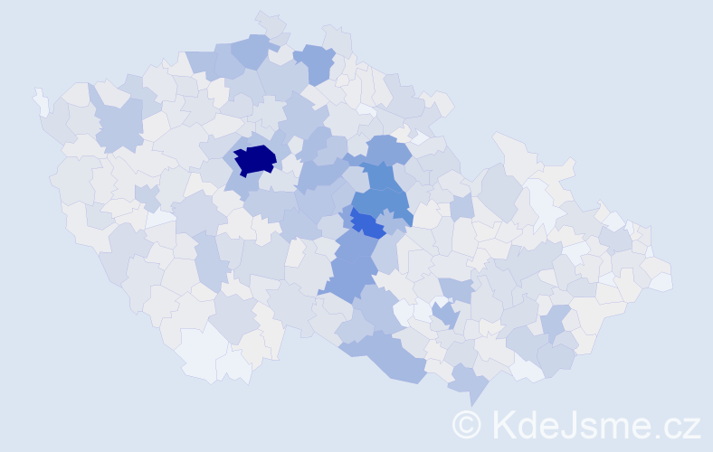 Příjmení: 'Málek', počet výskytů 3448 v celé ČR