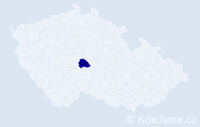Příjmení: 'Kaštálek', počet výskytů 10 v celé ČR
