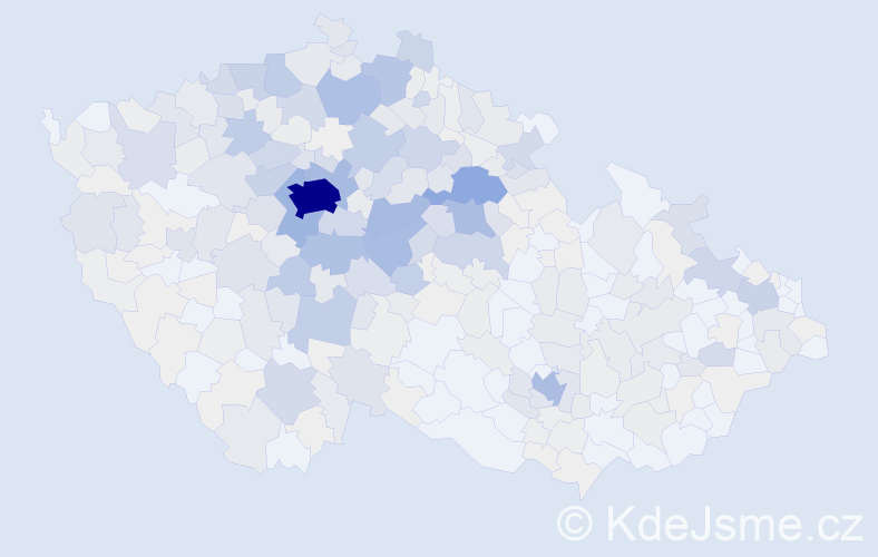 Příjmení: 'Barešová', počet výskytů 1664 v celé ČR