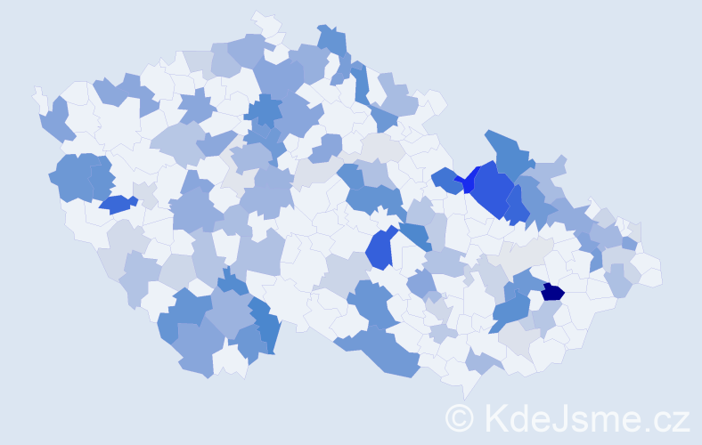 Příjmení: 'Albertová', počet výskytů 328 v celé ČR