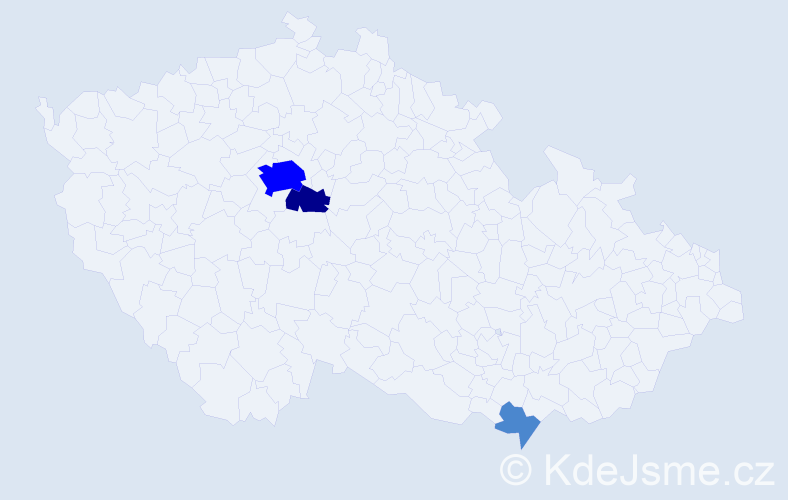 Příjmení: 'Frieszová', počet výskytů 6 v celé ČR