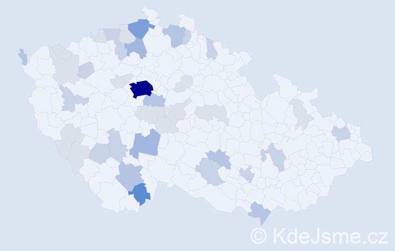 Příjmení: 'Lenz', počet výskytů 106 v celé ČR