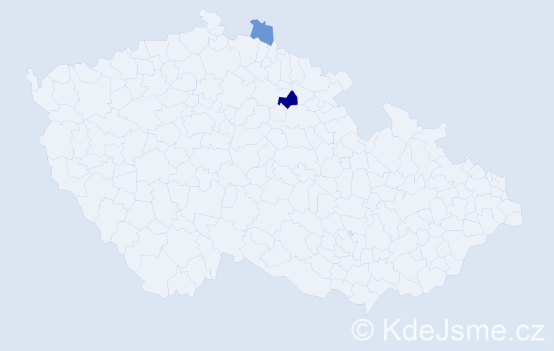 Příjmení: 'Karras', počet výskytů 6 v celé ČR