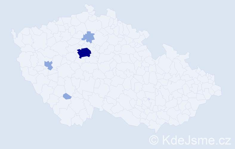 Příjmení: 'Sejkotová', počet výskytů 10 v celé ČR