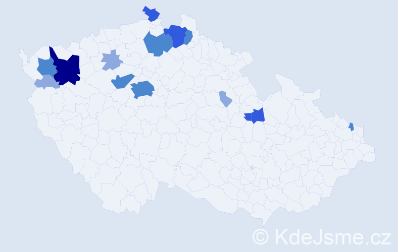 Příjmení: 'Baranovský', počet výskytů 32 v celé ČR