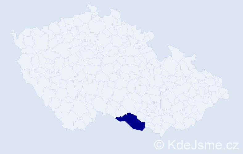 Příjmení: 'Mericska', počet výskytů 2 v celé ČR