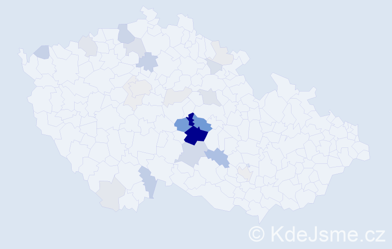 Příjmení: 'Plodíková', počet výskytů 94 v celé ČR