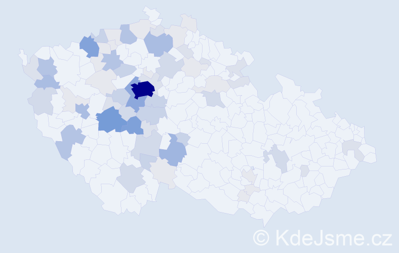 Příjmení: 'Fára', počet výskytů 239 v celé ČR