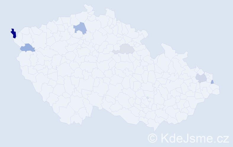 Příjmení: 'Vorobelová', počet výskytů 12 v celé ČR