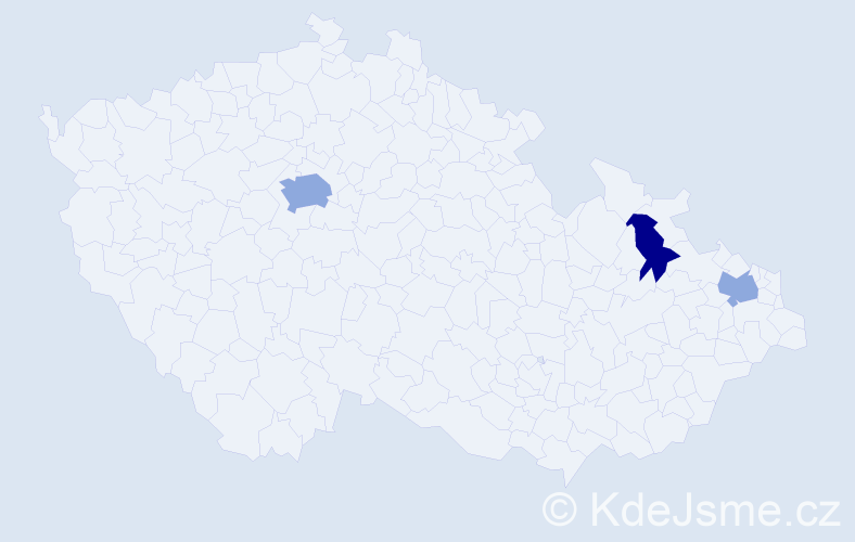 Příjmení: 'Siderasová', počet výskytů 7 v celé ČR