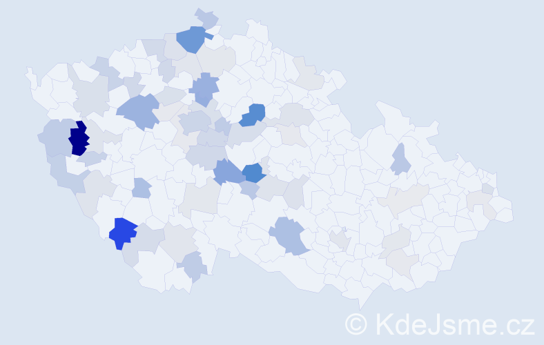Příjmení: 'Wurm', počet výskytů 146 v celé ČR