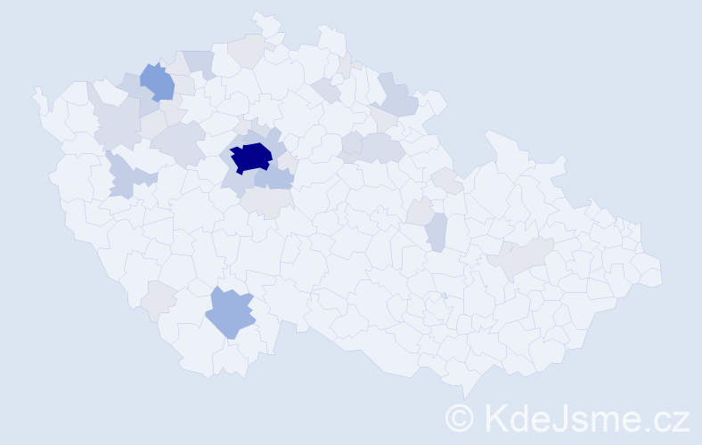 Příjmení: 'Kefurt', počet výskytů 113 v celé ČR