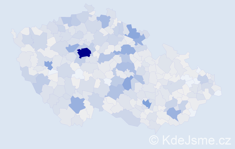 Příjmení: 'Mach', počet výskytů 5060 v celé ČR