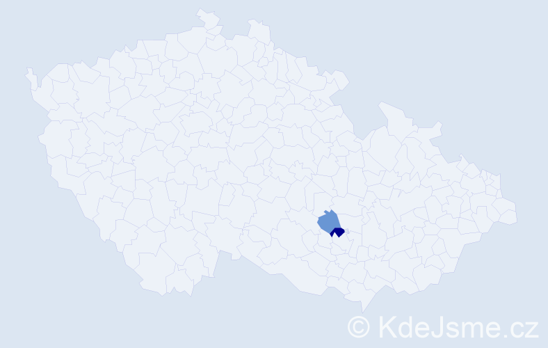 Příjmení: 'Dzyula', počet výskytů 3 v celé ČR