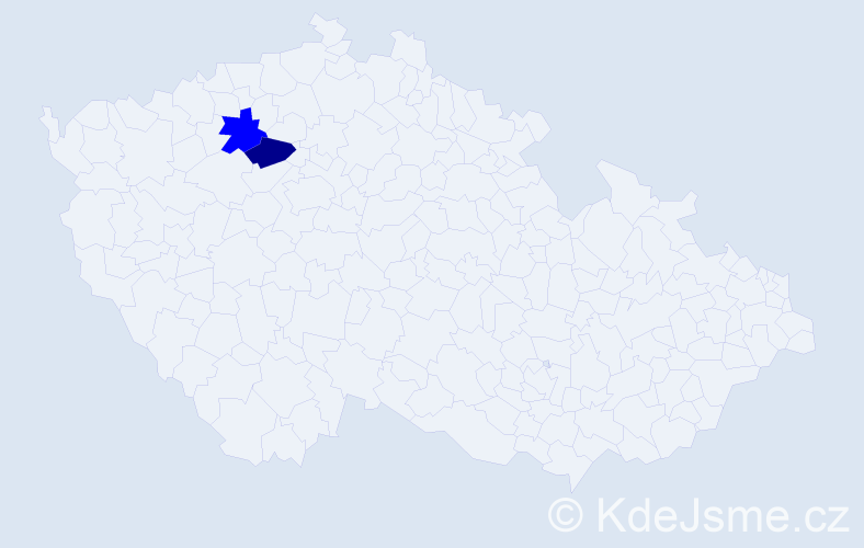 Příjmení: 'Hostounská', počet výskytů 3 v celé ČR