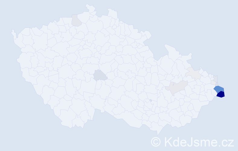 Příjmení: 'Waclawek', počet výskytů 49 v celé ČR