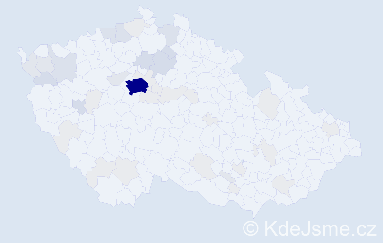 Příjmení: 'Kravchenko', počet výskytů 131 v celé ČR