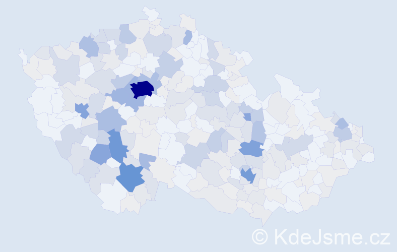 Příjmení: 'Řehoř', počet výskytů 1050 v celé ČR