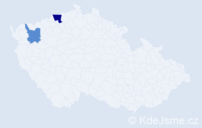Příjmení: 'Korellusová', počet výskytů 7 v celé ČR