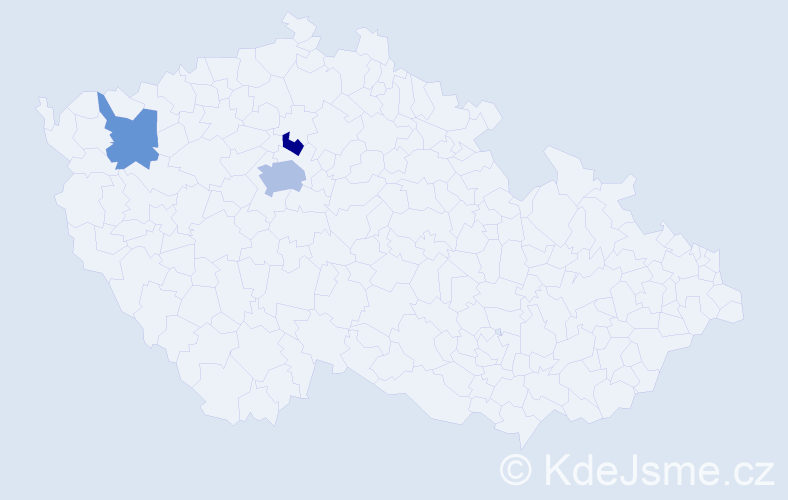 Příjmení: 'Chramcová', počet výskytů 10 v celé ČR
