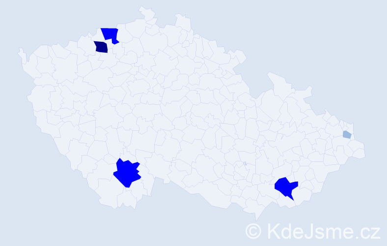 Příjmení: 'Stroganová', počet výskytů 14 v celé ČR