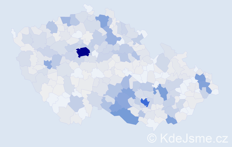 Příjmení: 'Karásek', počet výskytů 2445 v celé ČR