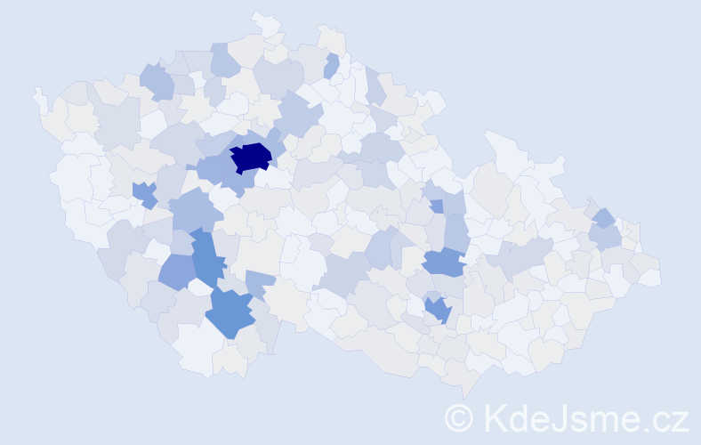 Příjmení: 'Řehoř', počet výskytů 1047 v celé ČR