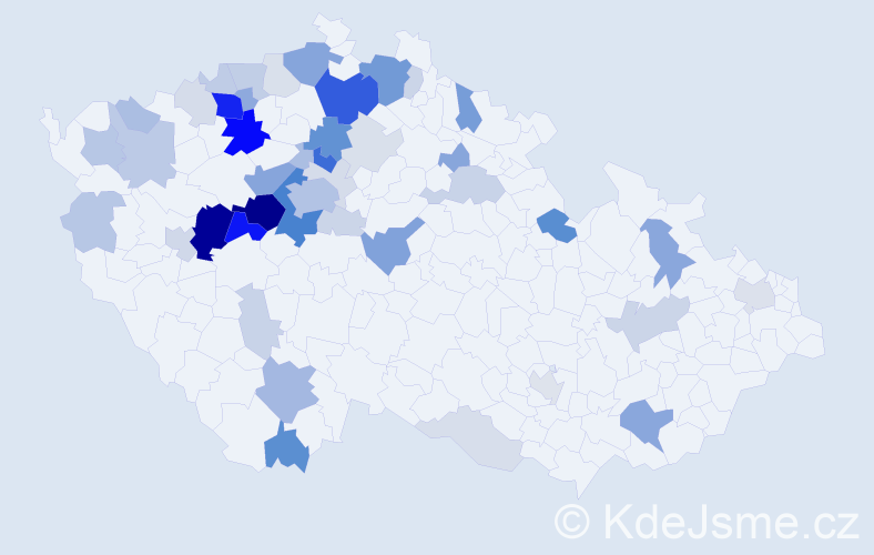 Příjmení: 'Kreisinger', počet výskytů 165 v celé ČR