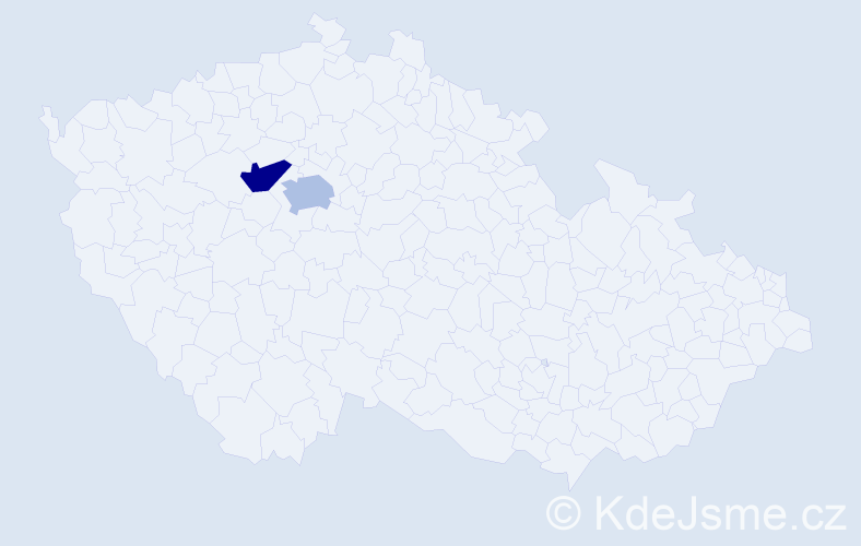 Příjmení: 'Gusyev', počet výskytů 2 v celé ČR