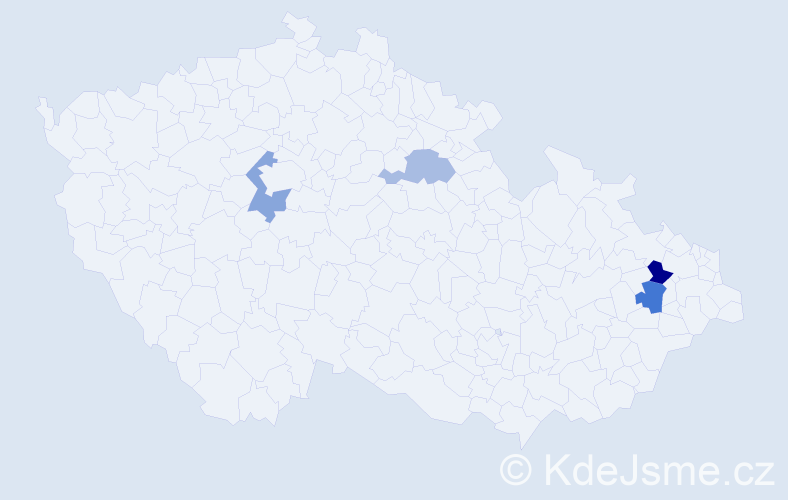Příjmení: 'Bartolotti', počet výskytů 17 v celé ČR