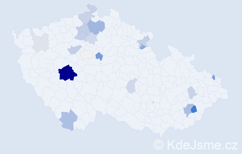 Příjmení: 'Buch', počet výskytů 58 v celé ČR