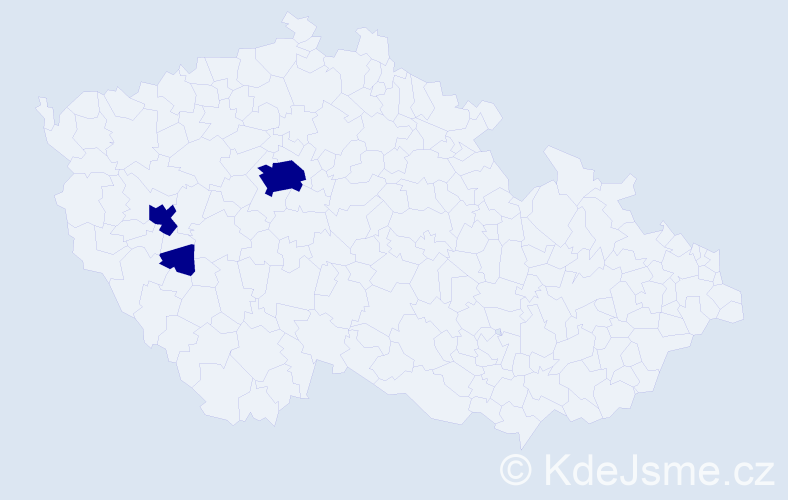 Příjmení: 'Greulich', počet výskytů 3 v celé ČR