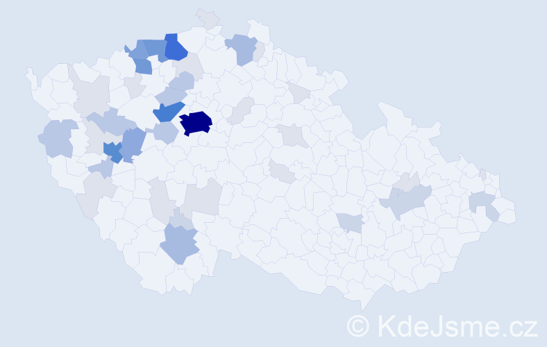 Příjmení: 'Lipert', počet výskytů 147 v celé ČR