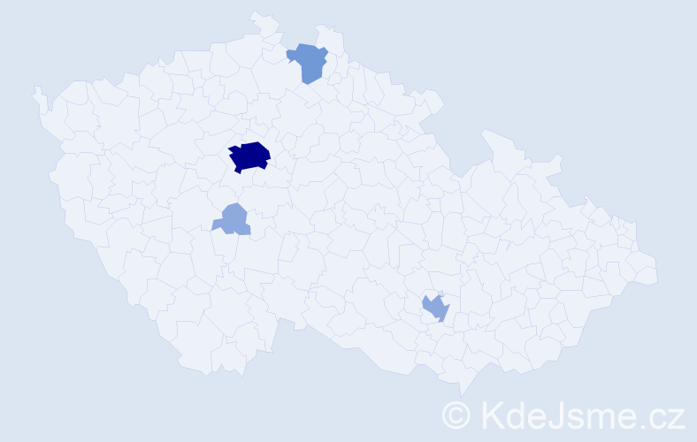 Příjmení: 'Feldek', počet výskytů 10 v celé ČR