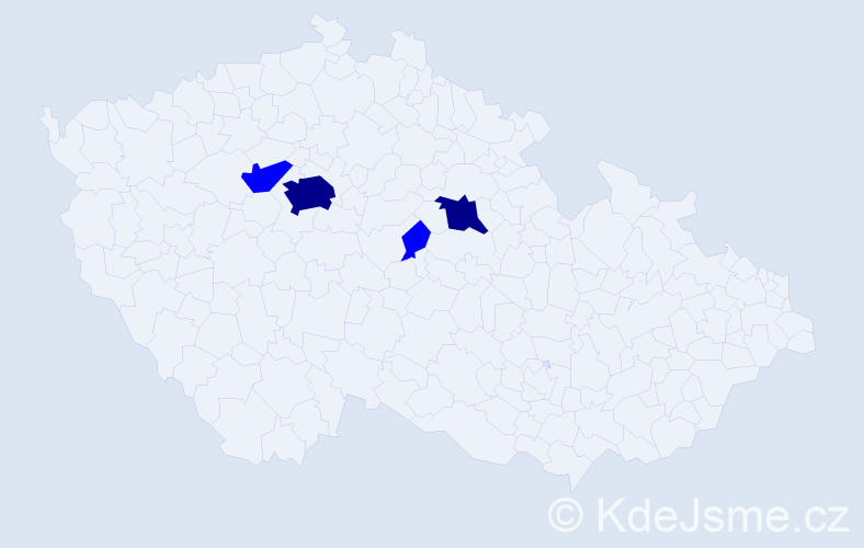 Příjmení: 'Cavrnoch', počet výskytů 6 v celé ČR