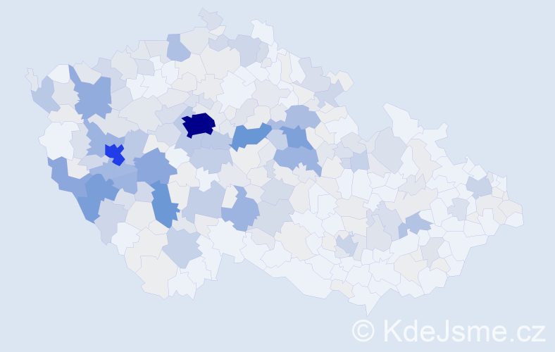 Příjmení: 'Skalová', počet výskytů 1227 v celé ČR