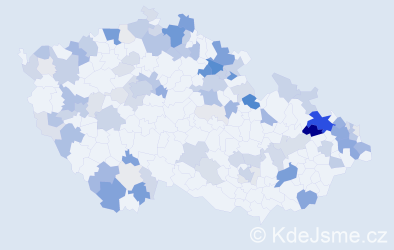 Příjmení: 'Baier', počet výskytů 352 v celé ČR