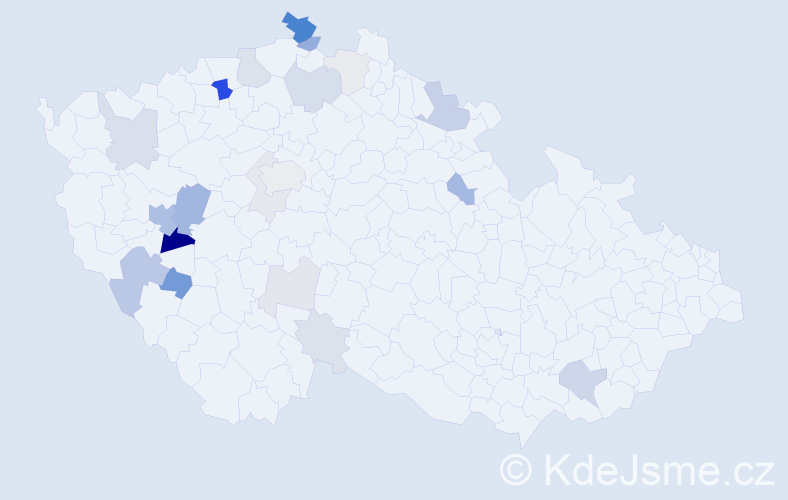 Příjmení: 'Engler', počet výskytů 64 v celé ČR