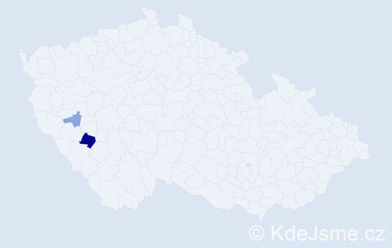 Příjmení: 'Veringr', počet výskytů 7 v celé ČR