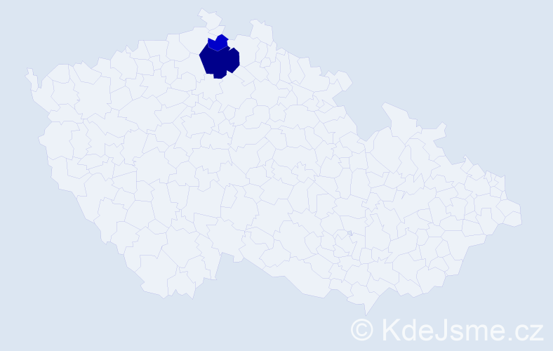 Příjmení: 'Joachimstálová', počet výskytů 4 v celé ČR