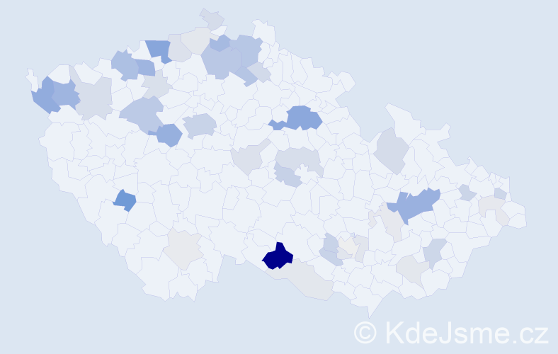 Příjmení: 'Melzer', počet výskytů 146 v celé ČR
