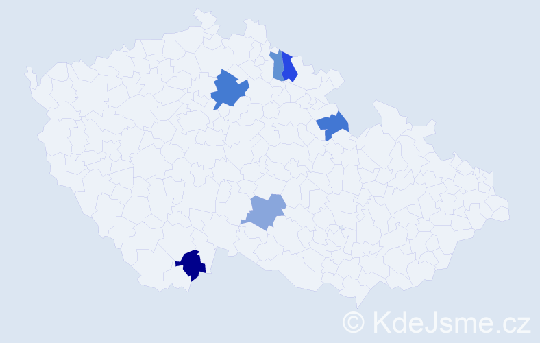Příjmení: 'Kirchschläger', počet výskytů 14 v celé ČR