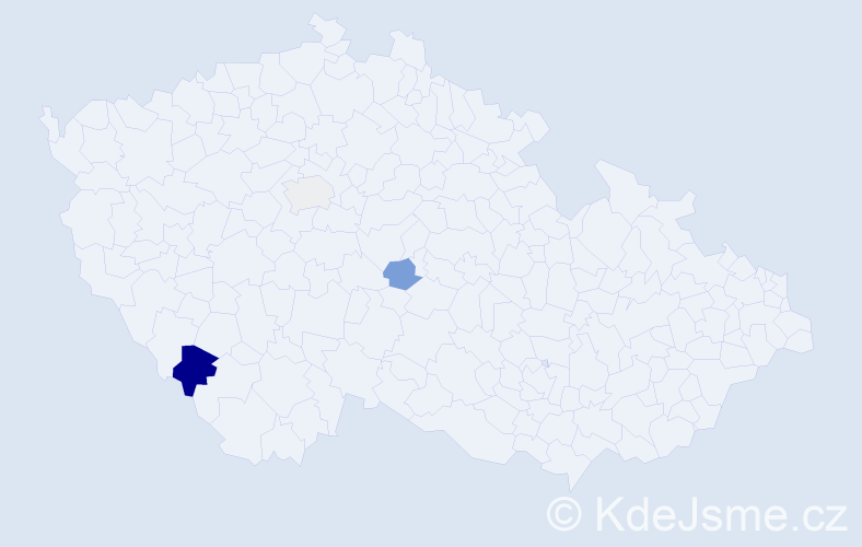 Příjmení: 'Rogozová', počet výskytů 5 v celé ČR