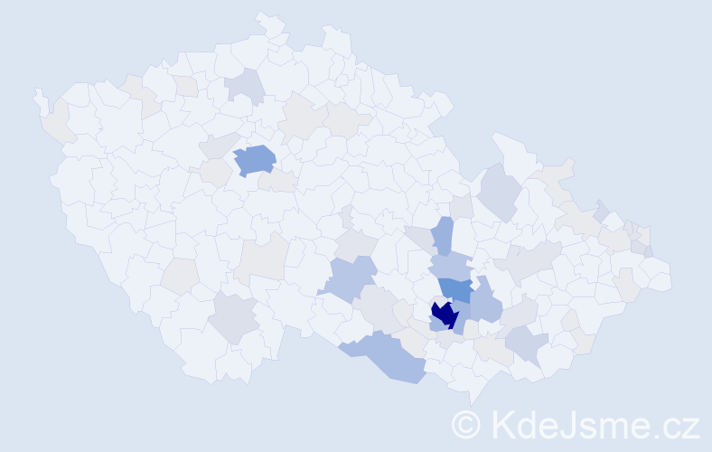 Příjmení: 'Škaroupková', počet výskytů 239 v celé ČR