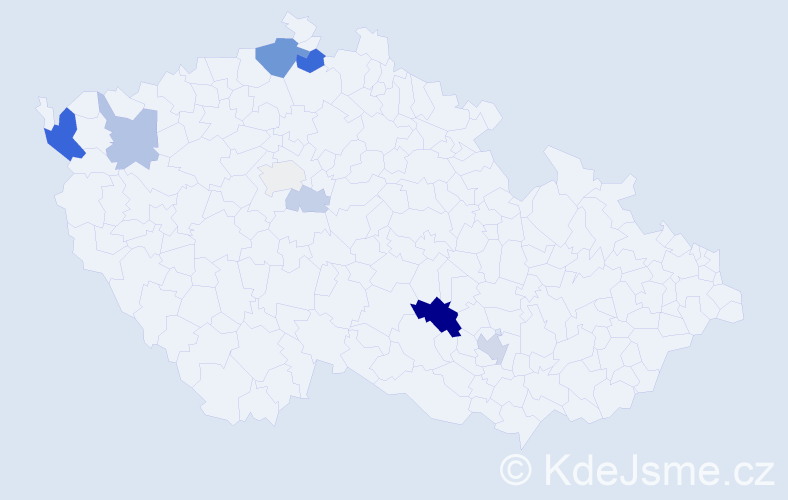 Příjmení: 'Engelhart', počet výskytů 28 v celé ČR