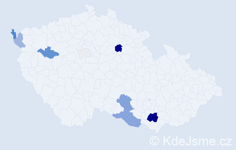 Příjmení: 'Stroh', počet výskytů 14 v celé ČR