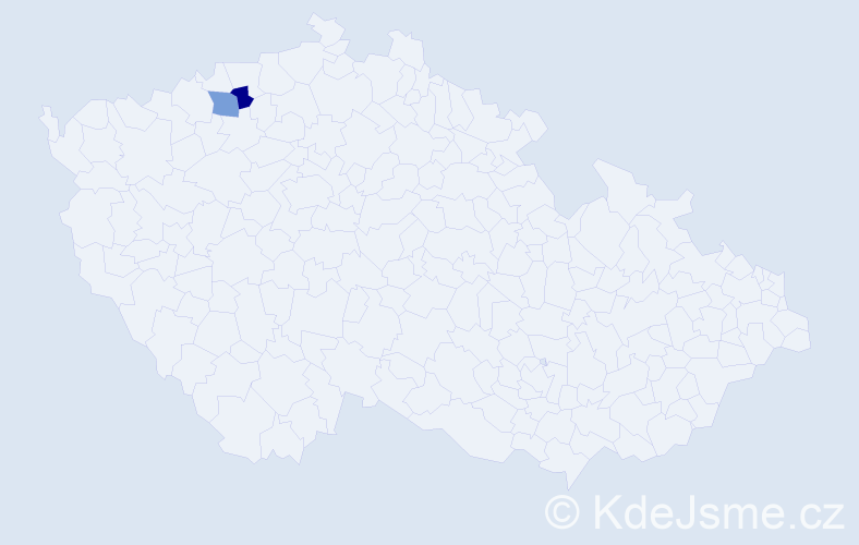 Příjmení: 'Matócsik', počet výskytů 2 v celé ČR