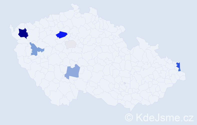 Příjmení: 'Svinčiaková', počet výskytů 14 v celé ČR